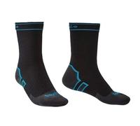 Bridgedale Unisex StormSock Midweight Boot Socks : Black/Blue: M Size: