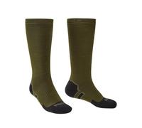 Bridgedale STORMSOCK Heavyweight Knee Olive - Waterproof & Breathable Socks