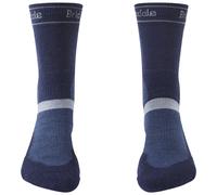 Bridgedale Winter Weight T2 Merino Sport Socks Blue EU 36-39 Men UK 3-5.5 Navy / Grey