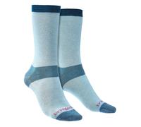 Bridgedale Womens - 2 Pack Liner Base Layer Boot Socks - Sky - Blue Nylon - Size 7-8.5 (UK Shoe)
