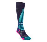 Bridgedale Womens 710213/321/S Socks, Dark Denim/Pink, S EU