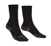 Bridgedale Womens Hike Lightweight Merino Performance Boot Socks: Blac