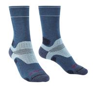 Bridgedale HIKE Midweight Merino Performance Boot Original-Women's- Large-Blue / Sky