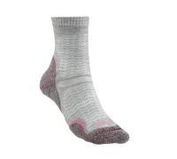 Bridgedale Womens Hike Socks Ultra Light T2 Merino Pattern Crew Aubergine