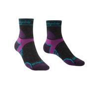 Bridgedale Womens Lightweight T2 Merino Sport 3/4 Crew Sock - Damson, Size S-L