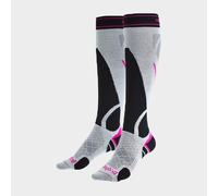 Bridgedale Women's Performance Lightweight Ski Socks, Multi Coloured S