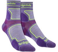 Bridgedale - Womens Running Ultralight Merino Socks - Purple Nylon - Size 5-6.5 (UK Shoe)