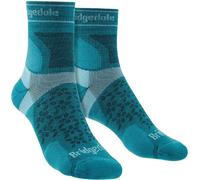 Bridgedale - Womens Ultralight Merino Socks - Teal - Turquoise Merino Wool - Size 5-6.5 (UK Shoe)