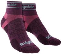 Bridgedale - Womens Sport Ultralight Merino Low Socks - Damson - Purple Merino Wool - Size 7-8.5 (UK Shoe)