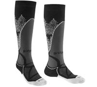 Bridgedale Women's Ski Midweight Merino Endurance Over Calf (Black/White)