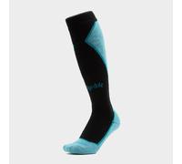 Bridgedale Women's Ski Midweight+ Merino Endurance Over Calf Socks, Turquoise M