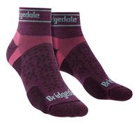Bridgedale - Womens Sport Ultralight Merino Low Socks - Damson - Purple Merino Wool - Size 7-8.5 (UK Shoe)