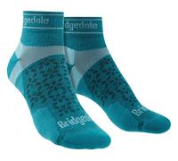 Bridgedale - Womens Sport Ultralight Merino Low Socks - Teal - Turquoise Merino Wool - Size 5-6.5 (UK Shoe)