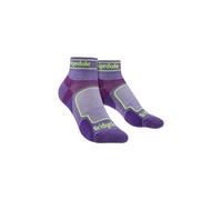 Bridgedale Women's Trail Running Ultralight T2 Coolmax Sport Low Cut Socks in Purple | Size: 3-4.5 Bridgedale Purple 3-4.5