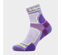 Bridgedale Women's Ultra Light T2 COOLMAX Sport Low Socks, Purple