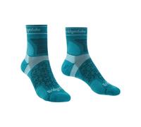 Bridgedale Women's Socks Ultra Light T2 Merino 3/4 Crew Trail Running Teal M