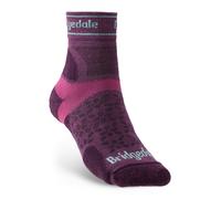 Bridgedale TRAIL RUN Ultralight T2 Merino Sport 3/4 Crew-Women's- Medium-Damson