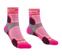 Bridgedale Womens Ultralight T2 Merino Performance Ankle Sock - Pink, Size S-L