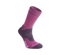 Bridgedale Women's Wool Fusion Trekker Cuped New Style Socks - Berry, Size 3-4.5