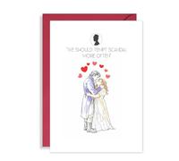 Bridgerton Anniversary Card - Romantic A5 Birthday/Greetings Card Inspired by Bridgerton TV Series Love, Humour Card for Boyfriend, Girlfriend, Husband or Wife