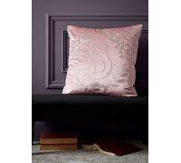Bridgerton By Catherine Lansfield Pink Regency Crown 45 x 45cm Filled Cushion Pink
