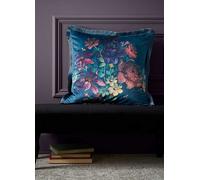 Bridgerton By Catherine Lansfield Romantic Floral 45 x 45cm Filled Cushion Green