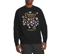 Bridgerton Crown Jewel Unisex Sweatshirt, Black, Medium