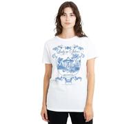Bridgerton Fairy Tale Gazebo Dancing Ladies T Shirt, White, Large