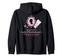 Bridgerton I Get My Tea from Lady Whistledown Zip Hoodie