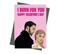 Bridgerton Inspired Valentine's Card I Burn for You IN61