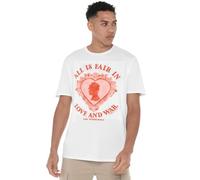 Bridgerton Love and War Lady Whistledown Unisex T Shirt, White, Medium