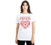 Bridgerton The Art of Swoon Ladies T Shirt, White, Medium
