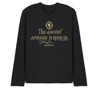 Bridgerton The Social Season is Upon Us Unisex Long Sleeve T Shirt, Black, Medium