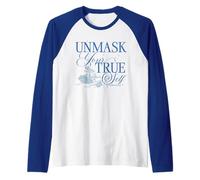 Bridgerton Unmask Your True Self Officially Licensed Raglan Baseball Tee