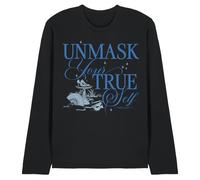 Bridgerton Unmask Your True Self Unisex Long Sleeve T Shirt, Black, XX-Large