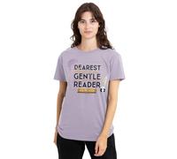 Bridgerton Women's Dearest Gentle Reader Ladies T Shirt, Soft Lavender, XXL