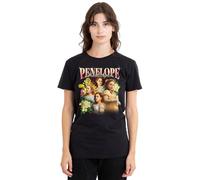 Bridgerton Women's Penelope Featherington Vintage Ladies T Shirt, Black, M