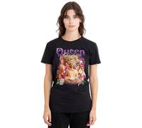 Bridgerton Women's Queen Charlotte Vintage Ladies T Shirt, Black, L