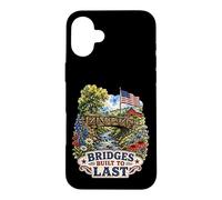 Bridges Built To Last Patriotic Americana Case for iPhone 16 Plus