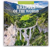 Bridges of the World 2025 Square Wall Calendar