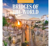 Bridges of the World - 2026 Square Wall Calendar - by Red Robin Publishing