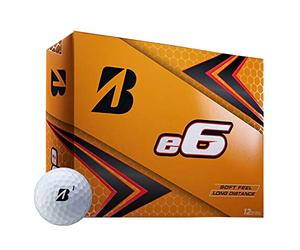 Bridgestone 2019 e6 White Golf Balls (One Dozen) E9wx6d