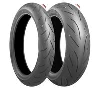 Bridgestone BATTLAX S21 130/70-16 61W & 180/55-17 58W Pair Motorcycle Tyres