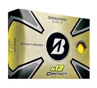 BRIDGESTONE E12 CONTACT GOLF BALLS - MATTE YELLOW - 1 Dozen