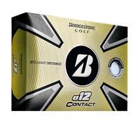 Bridgestone Golf White Dimple e12 Contact 12 Golf Ball Pack | American Golf, One Size