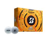Bridgestone e6 Soft Golf Balls, Long Distance with Soft Feel, White, Dozen