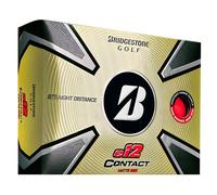 BRIDGESTONE E12 CONTACT GOLF BALLS - MATTE RED - 1 Dozen
