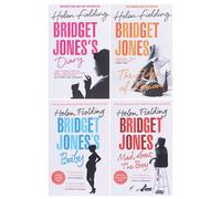 Bridget Jones Series By Helen Fielding Complete 4 Books Collection Set (Bridget Jones's Diary, The Edge of Reason, Mad About the Boy & Bridget Jones's Baby)