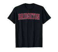 Bridgeton Missouri Souvenir Varsity Style Red Text Value Graphic T-Shirt