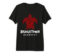 Bridgetown Barbados Tribal Sea Turtle Island Premium T-Shirt